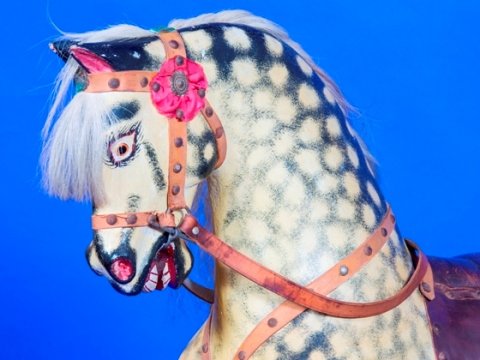 ayres rocking horse Collinsons paintwork